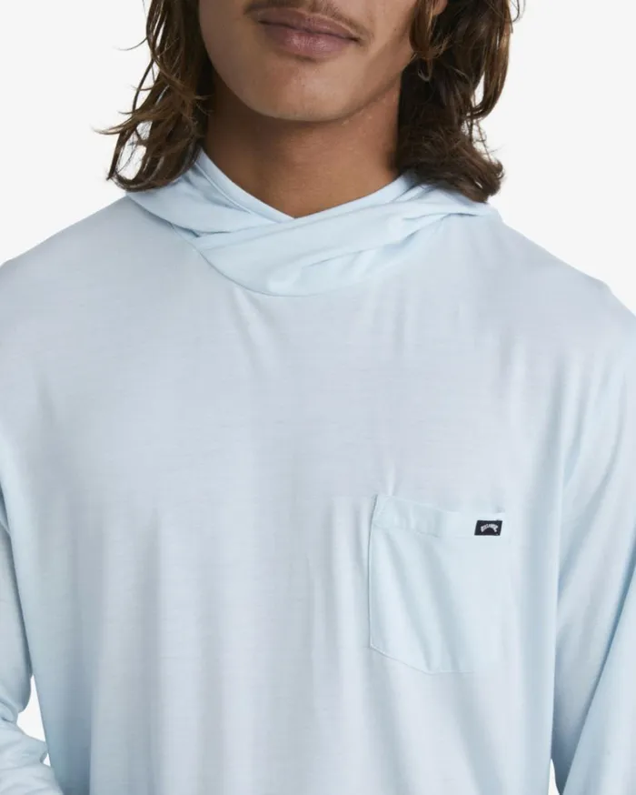 Eclipse Hooded Long Sleeve Surf TShirt Coastal Men Billabong TShirts
