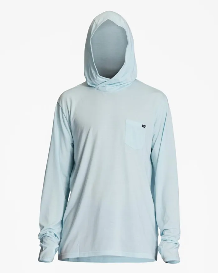 Eclipse Hooded Long Sleeve Surf TShirt Coastal Men Billabong TShirts