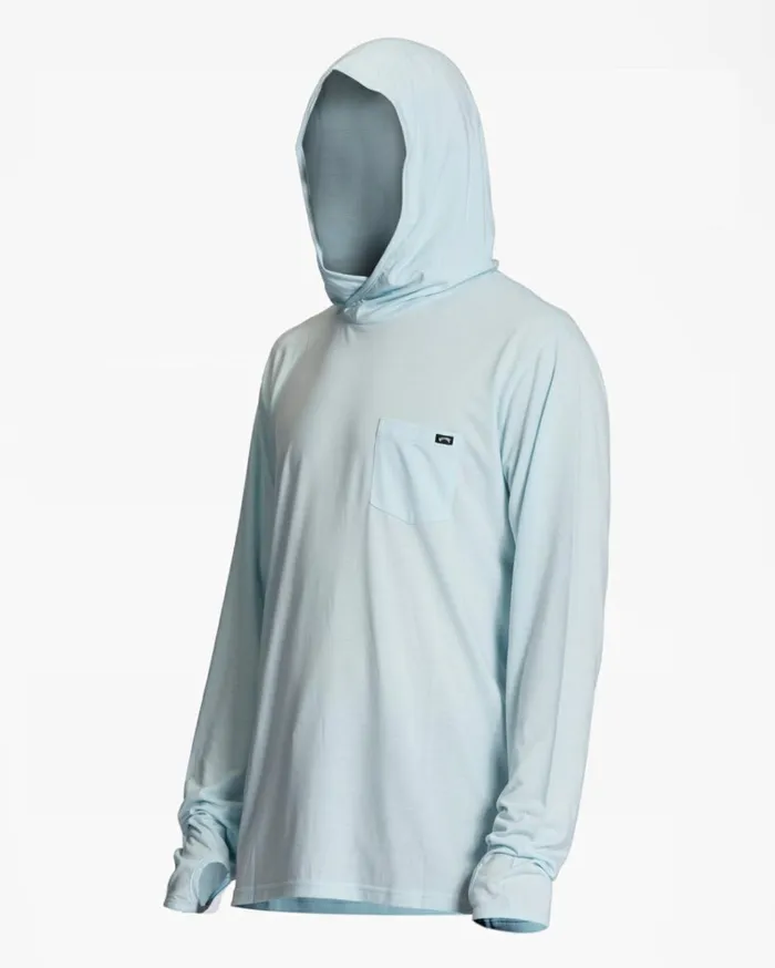 Eclipse Hooded Long Sleeve Surf TShirt Coastal Men Billabong TShirts