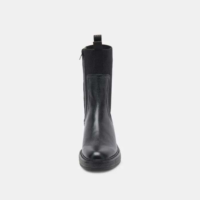 Elyse H2O Boots Black Leather Women Dolce Vita Boots and Booties