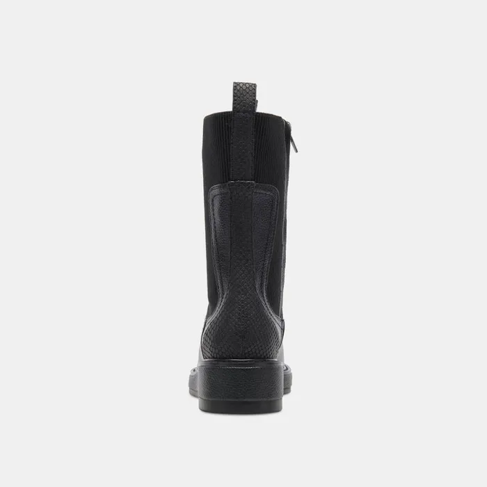 Elyse H2O Boots Black Leather Women Dolce Vita Boots and Booties