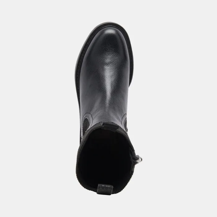 Elyse H2O Boots Black Leather Women Dolce Vita Boots and Booties