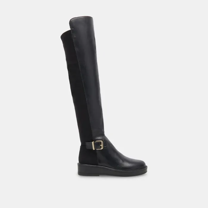 Ember Boots Black Leather Women Dolce Vita Boots and Booties