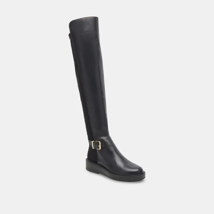 Ember Boots Black Leather Women Dolce Vita Boots and Booties