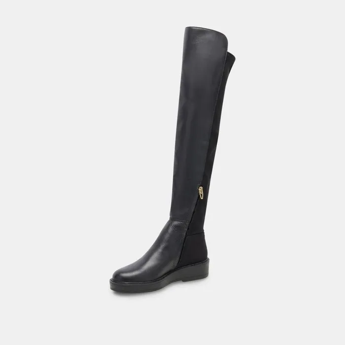 Ember Boots Black Leather Women Dolce Vita Boots and Booties