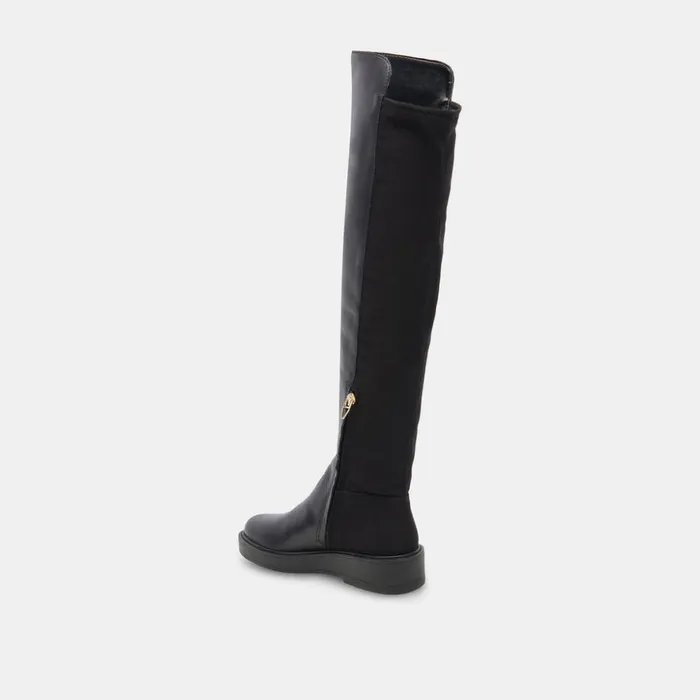Ember Boots Black Leather Women Dolce Vita Boots and Booties
