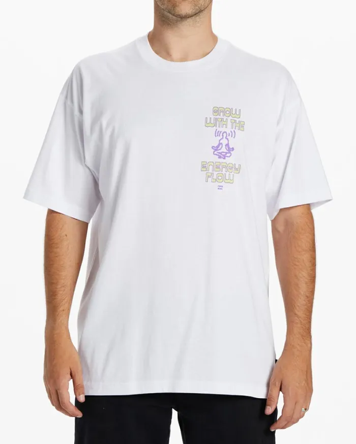 Energy Flow TShirt White Men Billabong TShirts