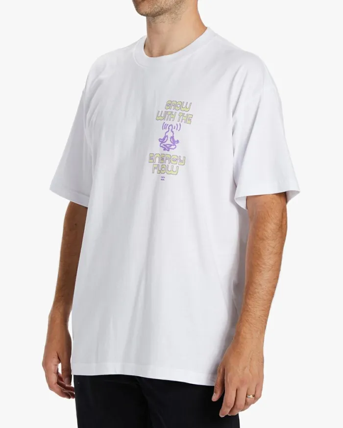 Energy Flow TShirt White Men Billabong TShirts
