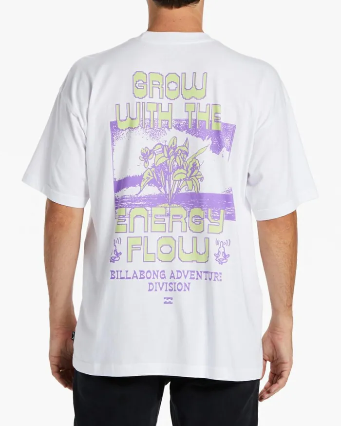 Energy Flow TShirt White Men Billabong TShirts