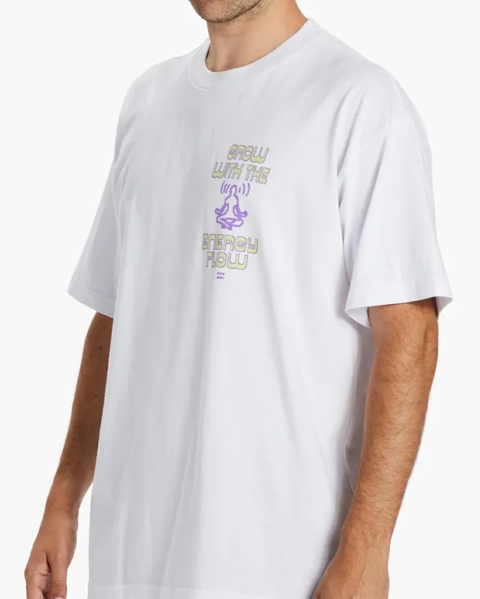 Energy Flow TShirt White Men Billabong TShirts