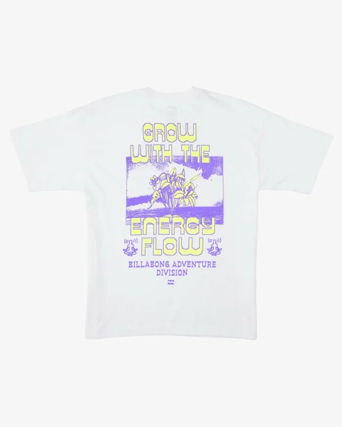 Energy Flow TShirt White Men Billabong TShirts
