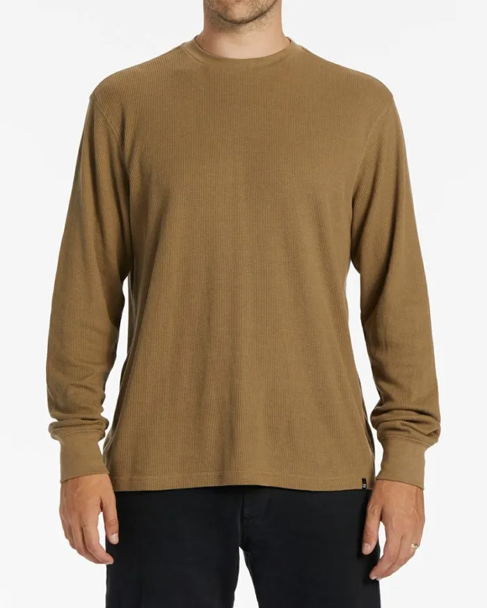 Essential Long Sleeve Thermal Top Gravel Men Billabong TShirts