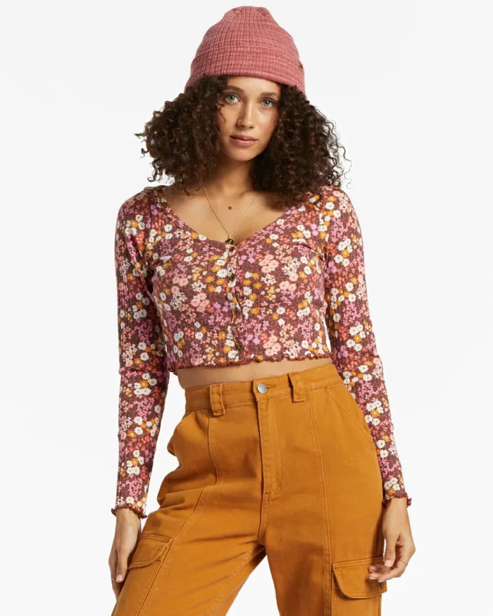 Falling In Love Top Deep Sienna Women Billabong Tops