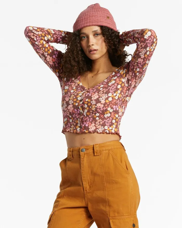 Falling In Love Top Deep Sienna Women Billabong Tops