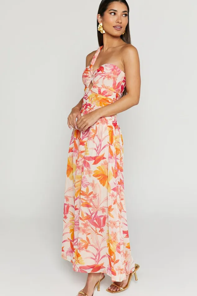 Ferlynn Maxi Dress 8211 One Shoulder Sweetheart Dress In Multi Women Showpo Dresses