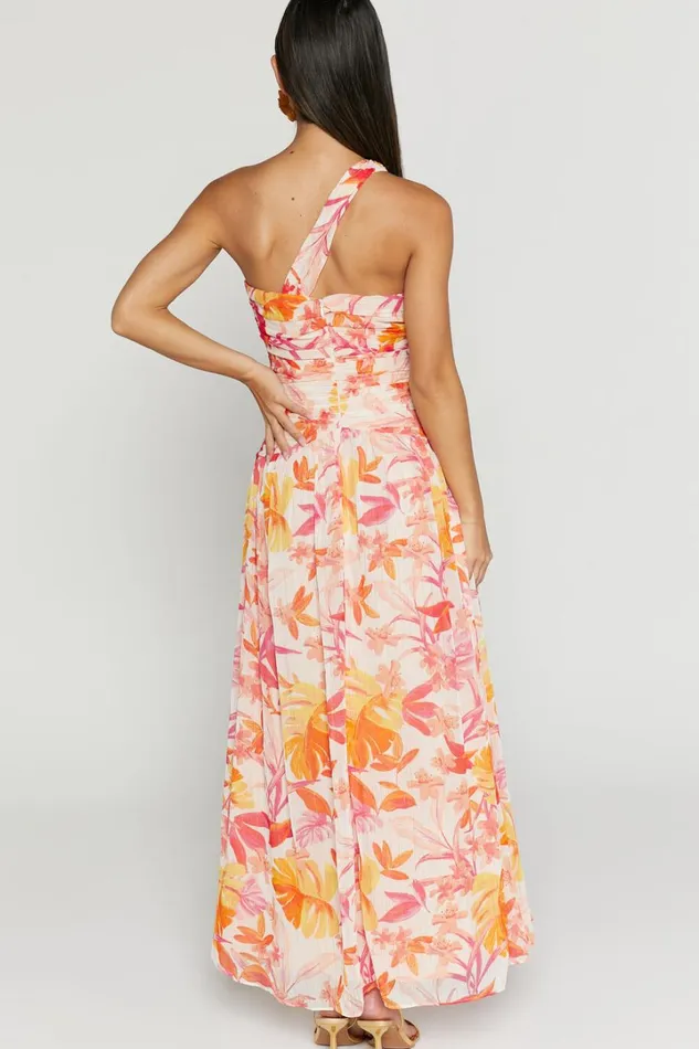 Ferlynn Maxi Dress 8211 One Shoulder Sweetheart Dress In Multi Women Showpo Dresses