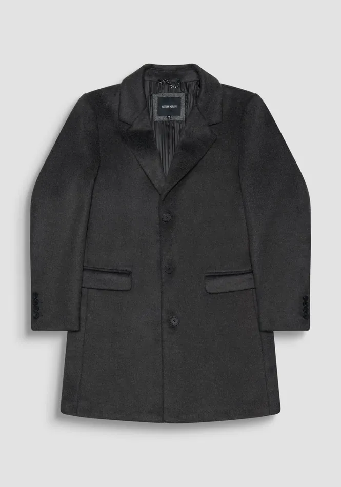 Field Jackets And Coats Men Antony Morato Slim Fit Coat 034Russel034 In Wool Handfeel Fabric Dark Gray Melange Field Jackets And Coats Men Antony Morato Slim Fit Coat 034Russel034 In Wool Handfeel Fabric Dark Gray Melange