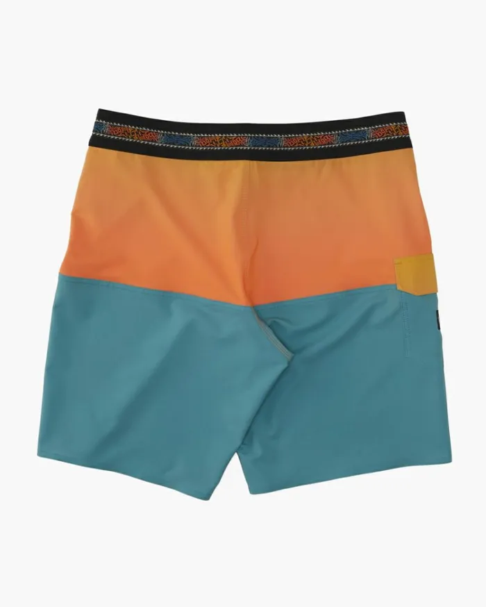 Fifty50 Pro Performance 19034 Boardshorts Aqua Men Billabong Side Pockets