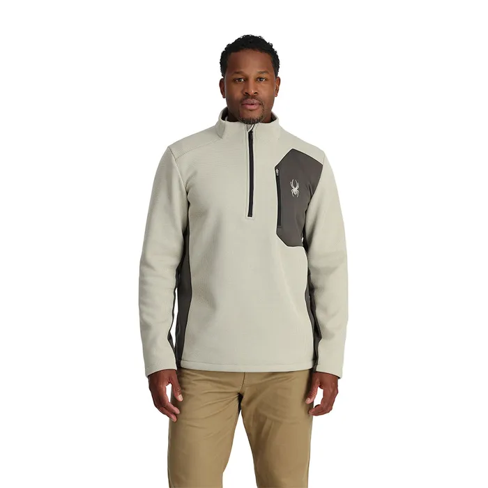 Fleece Mens Spyder Bandit Half Zip 8211 Sandstorm