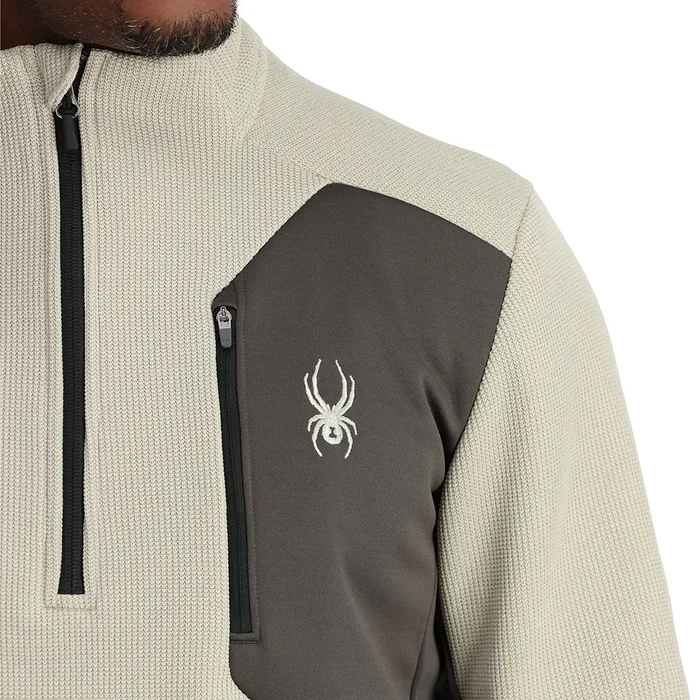 Fleece Mens Spyder Bandit Half Zip 8211 Sandstorm