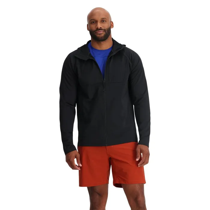 Fleece Mens Spyder Matrix Gridweb Hoodie 8211 Black