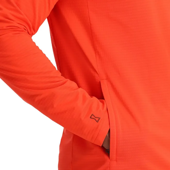 Fleece Mens Spyder Matrix Gridweb Hoodie 8211 Twisted Orange