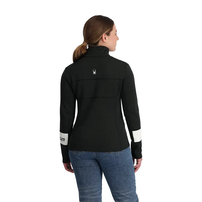 Fleece Womens Spyder Speed Half Zip 8211 Black
