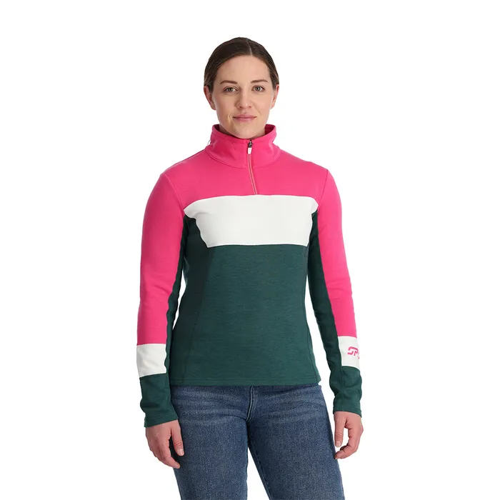 Fleece Womens Spyder Speed Half Zip 8211 Cypress Green