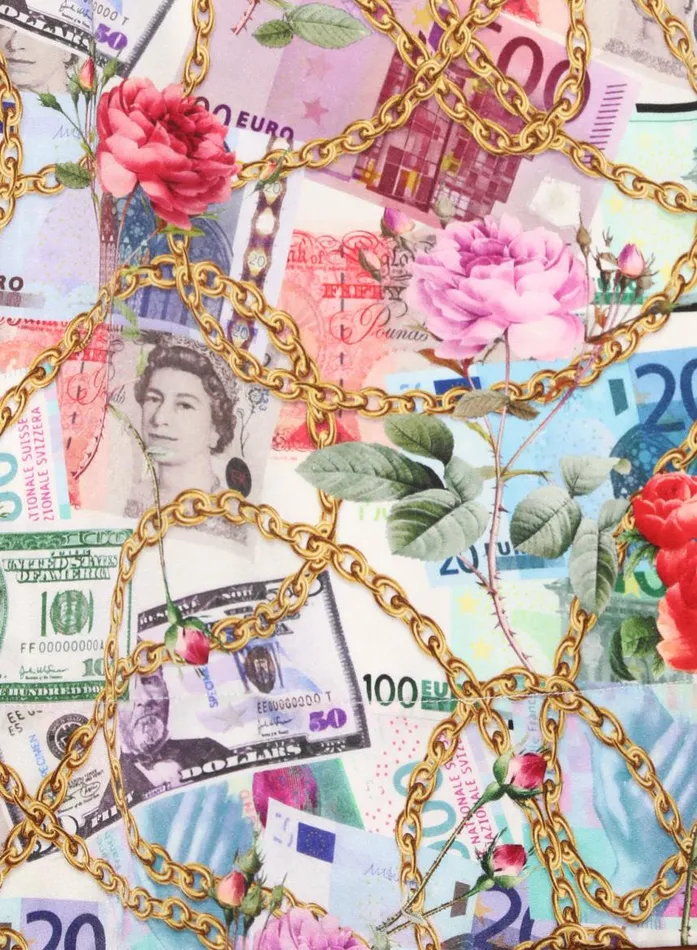 Fleur Du Mal Bralettes and Wireless Bras Women So Money Luxe Triangle Bra So Money Print Fleur Du Mal Bralettes and Wireless Bras Women So Money Luxe Triangle Bra So Money Print