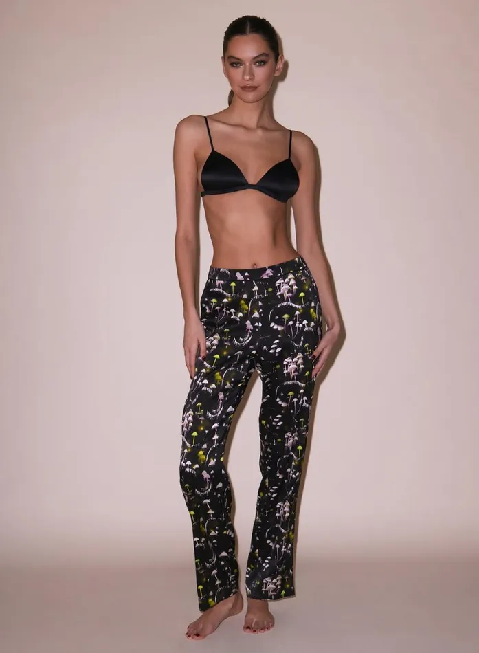 Fleur Du Mal Loungewear Women Ethereal Mushroom PJ Pant Ethereal Mushroom Print Fleur Du Mal Loungewear Women Ethereal Mushroom PJ Pant Ethereal Mushroom Print