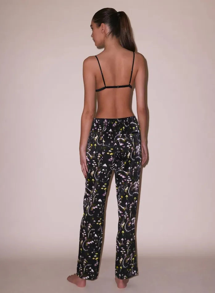 Fleur Du Mal Loungewear Women Ethereal Mushroom PJ Pant Ethereal Mushroom Print Fleur Du Mal Loungewear Women Ethereal Mushroom PJ Pant Ethereal Mushroom Print