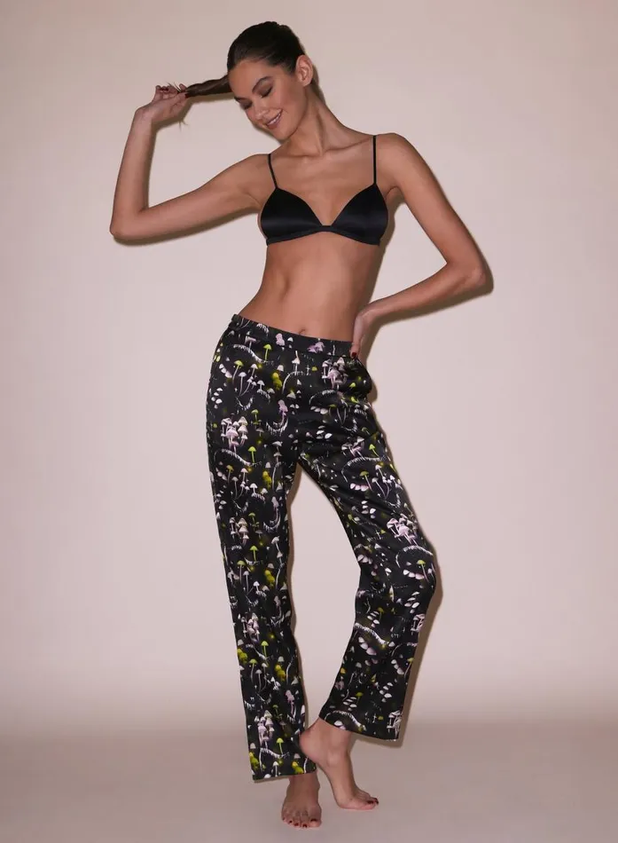 Fleur Du Mal Loungewear Women Ethereal Mushroom PJ Pant Ethereal Mushroom Print Fleur Du Mal Loungewear Women Ethereal Mushroom PJ Pant Ethereal Mushroom Print