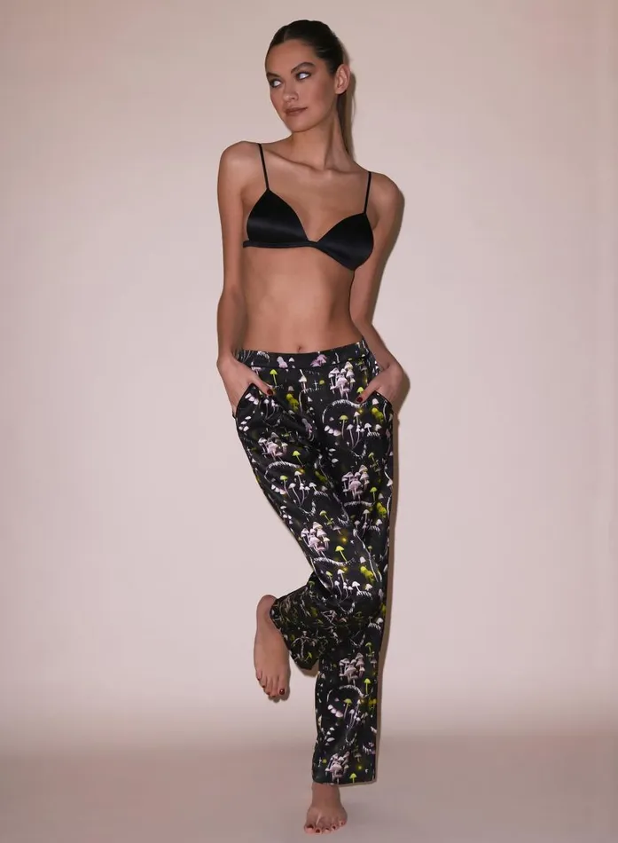 Fleur Du Mal Loungewear Women Ethereal Mushroom PJ Pant Ethereal Mushroom Print Fleur Du Mal Loungewear Women Ethereal Mushroom PJ Pant Ethereal Mushroom Print