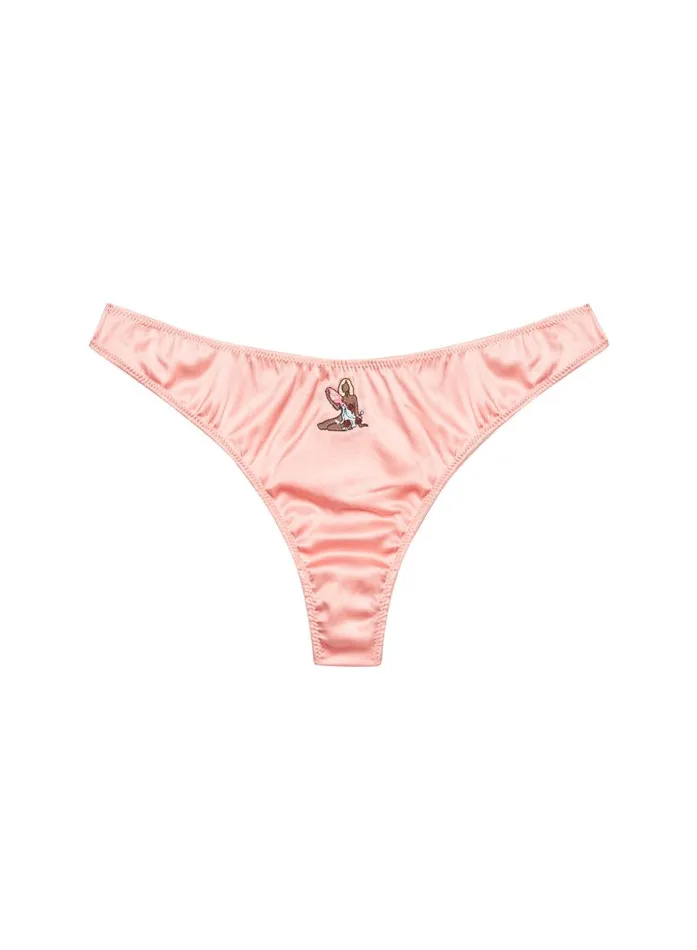 Fleur Du Mal Thongs Women Aquarius Zodiac Thong Aquarius