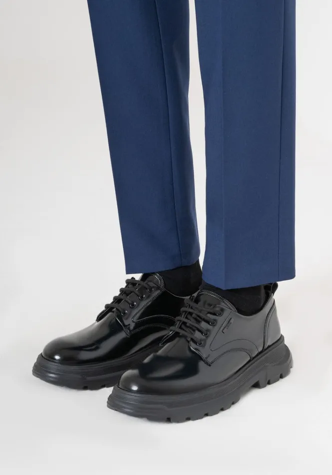 Formal Shoes Men Antony Morato Farhan Derby Shoe In Faux Leather Black