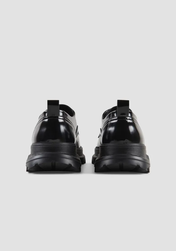Formal Shoes Men Antony Morato Farhan Derby Shoe In Faux Leather Black