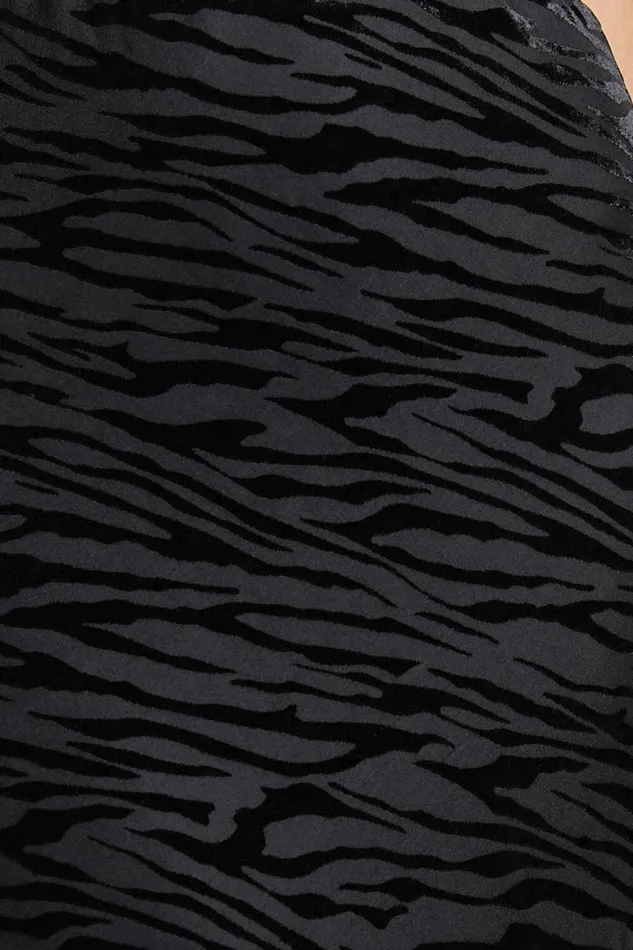 Frankie Midi Skirt 8211 Burn Out Velvet High Waisted Slip Skirt In Black Women Showpo Skirts