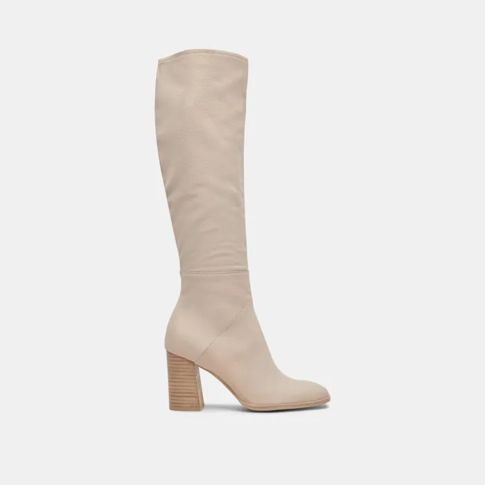 Fynn Wide Calf Boots Sand Nubuck Women Dolce Vita Boots and Booties