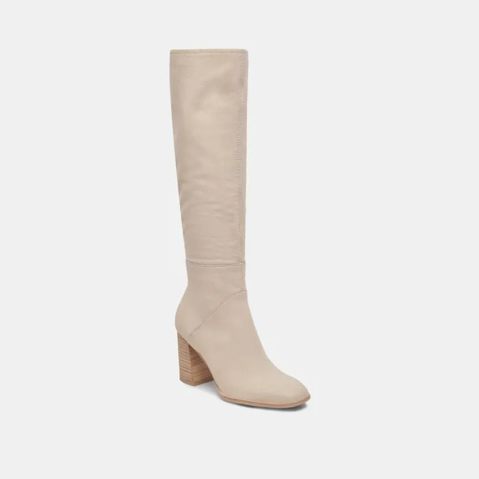 Fynn Wide Calf Boots Sand Nubuck Women Dolce Vita Boots and Booties