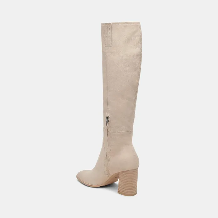 Fynn Wide Calf Boots Sand Nubuck Women Dolce Vita Boots and Booties