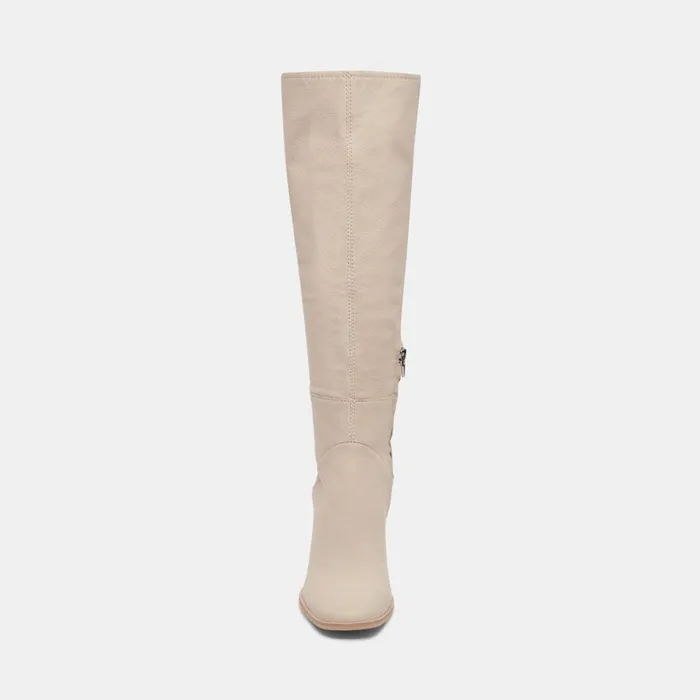 Fynn Wide Calf Boots Sand Nubuck Women Dolce Vita Boots and Booties