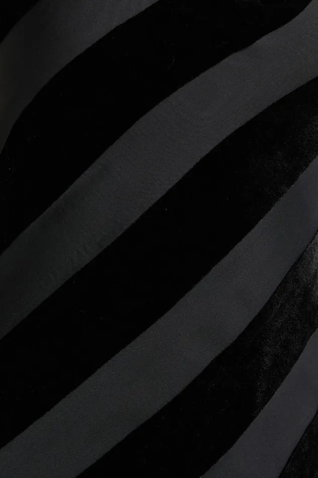 Genevieve Midi Dress 8211 Strapless Stripe Burnout Dress In Black Stripe Women Showpo Curve Clothes