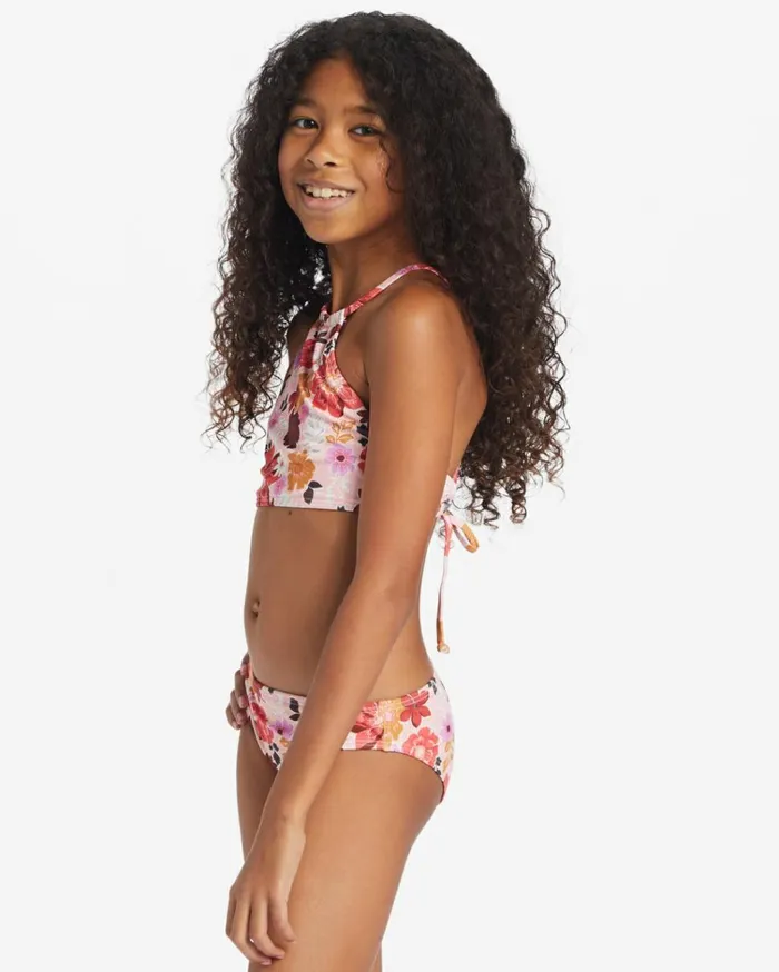 Girl039s A Dream Away High Neck Set Bikini Set Multi Kids Billabong Girls039 Swimwear
