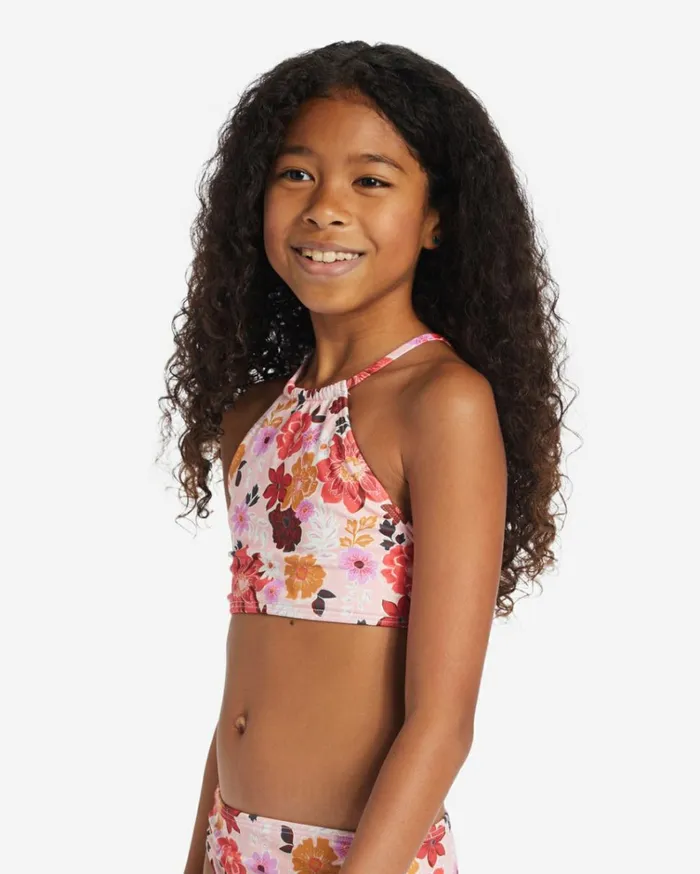 Girl039s A Dream Away High Neck Set Bikini Set Multi Kids Billabong Girls039 Swimwear