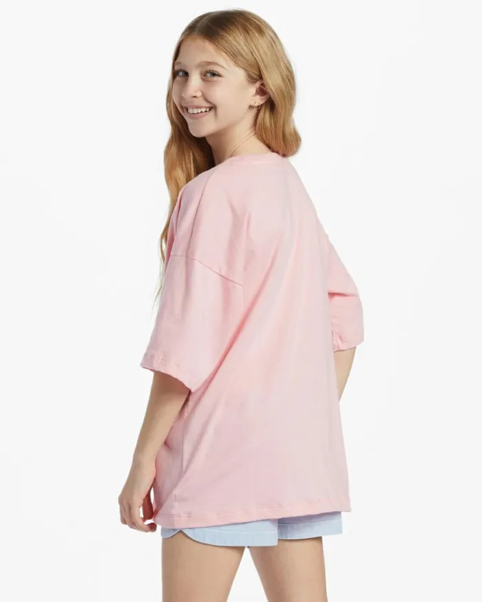 Girl039s Flower Power TShirt Light Sorbet Kids Billabong Girls039 Tops and Tees