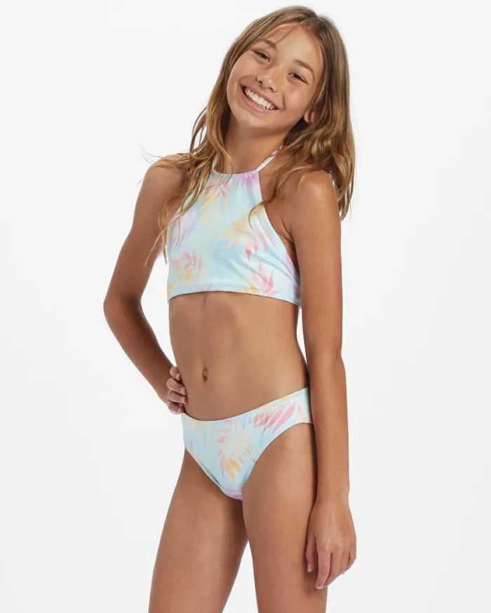 Girl039s Sweet Tropic High Neck Set Bikini Set Sweet Mint Kids Billabong Girls039 Swimwear