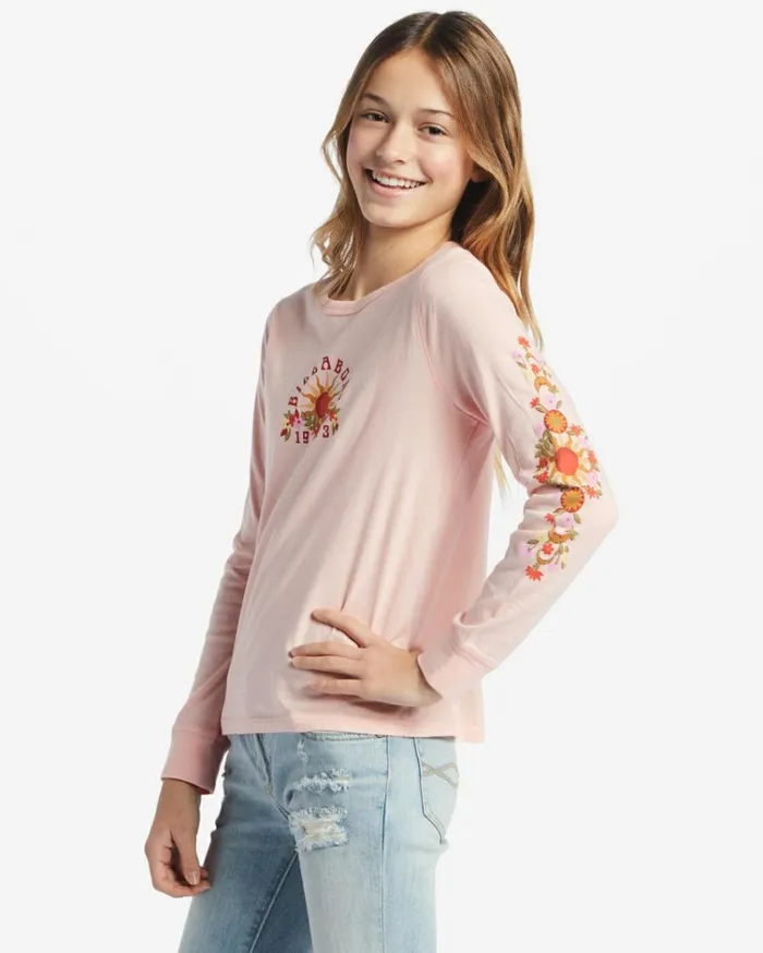 Girl039s Wild Flowers Bloom TShirt Soft Blush Kids Billabong Girls039 Tops and Tees