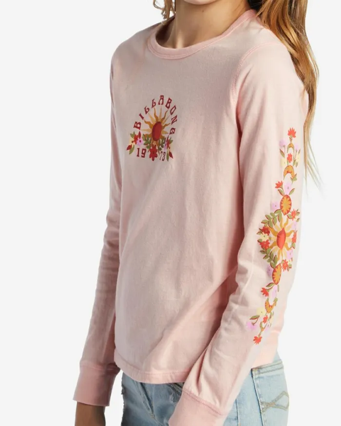 Girl039s Wild Flowers Bloom TShirt Soft Blush Kids Billabong Girls039 Tops and Tees