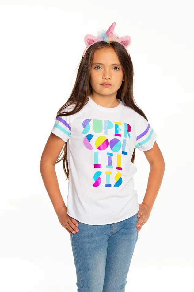 Girls Chaser Brand Cool Lil Sis Tops