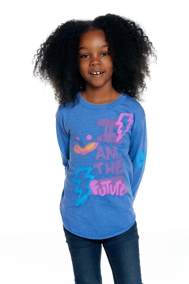 Girls Chaser Brand I Am The Future Tops Girls Chaser Brand I Am The Future Tops
